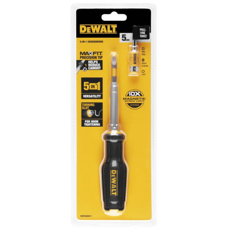 Отвертка битодержатель Full Fit 6 Way c набором 2 Биты DeWALT DWHT66569-0 в Тулс ДеВолт