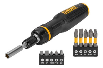Викрутка бітотримач Full Fit Telescoping з набором 10 біт DeWALT DWHT68001-0