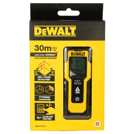 Дальномер лазерный DeWALT DWHT77100 с другого ракурса