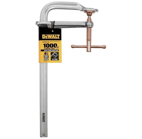 Струбцина рейкова паралельна 300х120мм стиснення 450кг DeWALT DWHT83850-1 в магазині Tools DeWalt