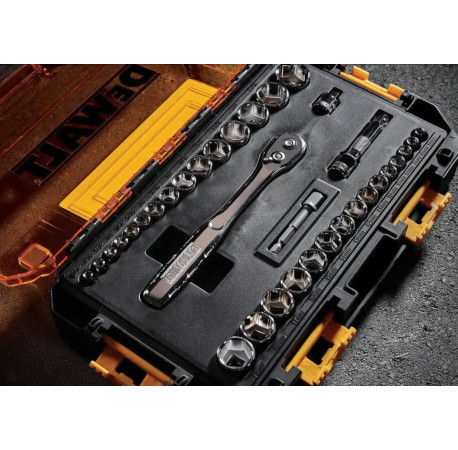 Головки торцеві 1/4 і 3/8 набір 34шт DeWALT DWMT45034-0 в магазині Tools DeWalt