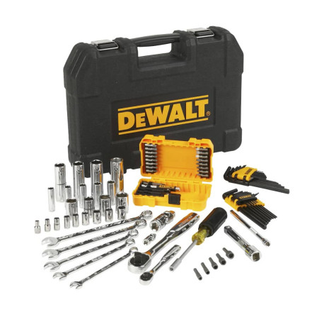 Набір головок і біт шестигранних і накидних ключів 1/4 та 3/8 89шт DeWALT DWMT73800-1