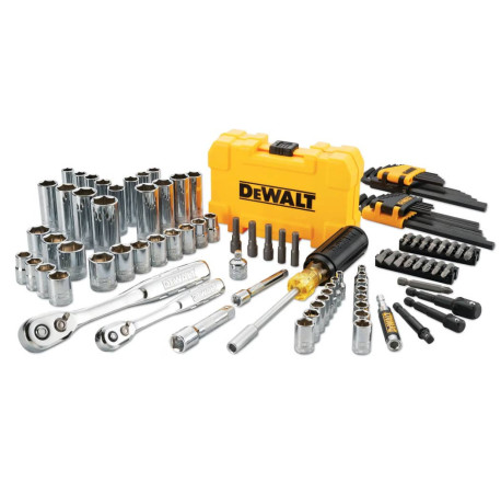 Набір ключів шестигранних 1/4 та 3/8 головок і біт 108шт DeWALT DWMT73801-1