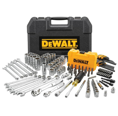 Набір головок і біт шестигранних та накидних ключів 1/4 та 3/8 142шт DeWALT DWMT73802-1 ціна