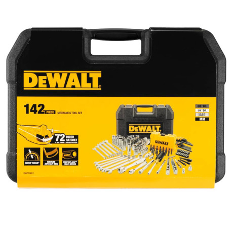 Набір головок і біт шестигранних та накидних ключів 1/4 та 3/8 142шт DeWALT DWMT73802-1 в магазині Tools DeWalt