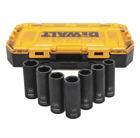 Набір ударних торцевих головок 1/2 7шт DeWALT DWMT74737-0