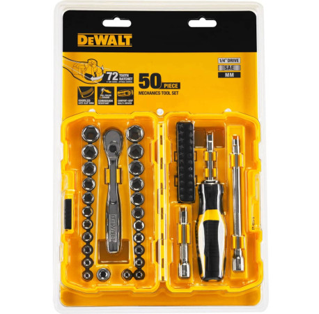 Набір головок і біт 1/4 50шт DeWALT DWMT81610-0 в магазині Tools DeWalt