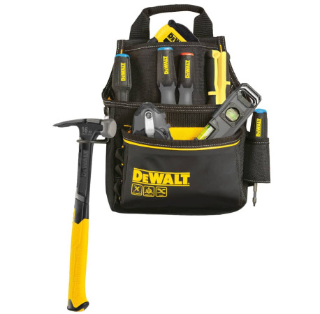 Сумка для инструмента поясная открытого типа с ремнем и скобой для молотка DeWALT DWST40101-1 цена