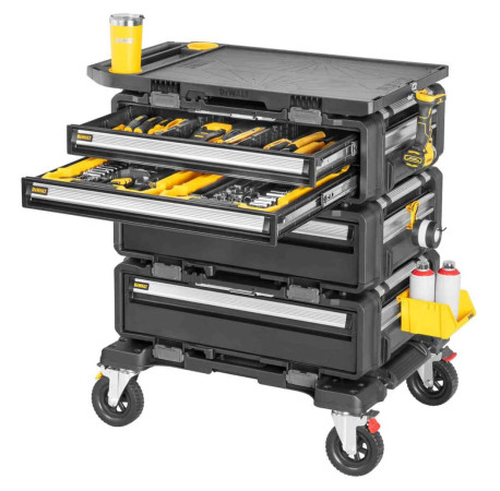 Комплект ящиков на тележке рабочая станция 5в1 TOUGHSYSTEM 2.0 DXL DeWALT DWST60510-1 купить