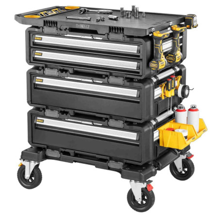 Комплект ящиков на тележке рабочая станция 5в1 TOUGHSYSTEM 2.0 DXL DeWALT DWST60510-1 в магазине Tools DeWalt