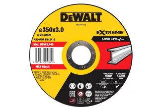 Круг отрезной Extreme по металлу 350х3х25.4 DeWALT DX7711