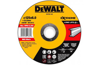 Круг шліфувальний Extreme 125х6х22.2 DeWALT DX7941
