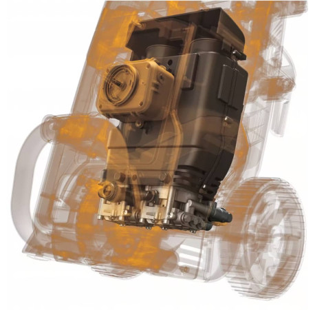 Мойка высокого давления сетевая 2.8кВт 160бар DeWALT DXPW001DTS-E с другого ракурса