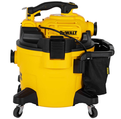 Пылесос промышленный сетевой 1080Вт DeWALT DXV234P с другого ракурса