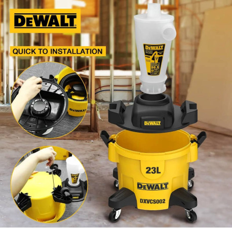 Фільтр-циклон DeWALT DXVCS002 з іншого ракурсу