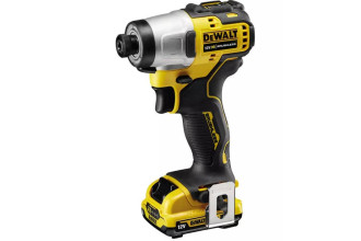 Шурупокрут акумуляторний ударний XR Li-lon 12В 2Аг DeWALT DCF801D2