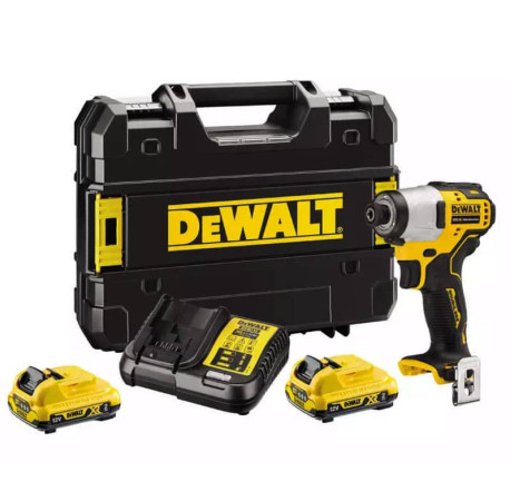 Шуруповерт аккумуляторный ударный XR Li-lon 12В 2Ач DeWALT DCF801D2 цена
