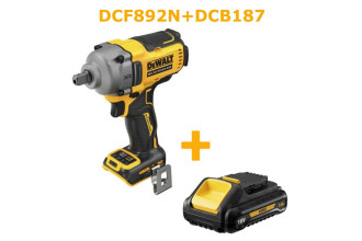 Гайковерт акумуляторний ударний DeWALT DCF892N+DCB187