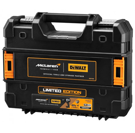 Дриль-шуруповерт акумуляторний ударний McLaren F1 TEAM LIMITED EDITION XR Li-lon 18В 1.7Аг 90Нм DeWALT DCD85ME2GT з доставкою