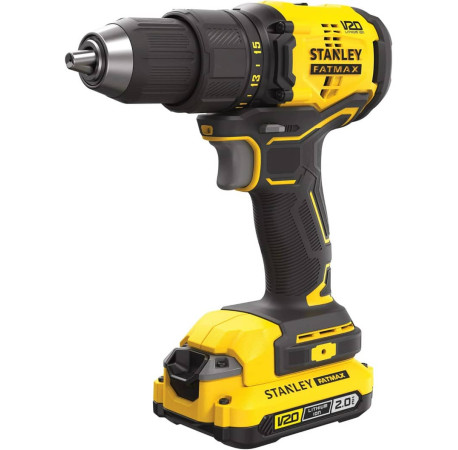 Дриль-шуруповерт акумуляторний Li-lon 18В 2Аг 60Нм STANLEY Fatmax SFMCD710D2K