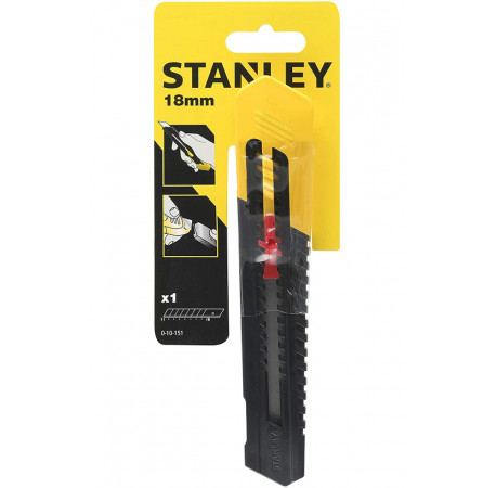 Ніж SM будівельний сегментний 160 мм лезо 18 мм Stanley 0-10-151 в магазині Tools DeWalt