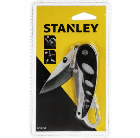 Ніж складний Pocket Knife з титанрованим клинком Stanley 0-10-254 в магазині Tools DeWalt