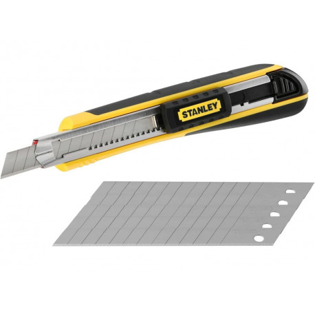 Ніж FatMax Cartridge будівельний сегментний 138 мм лезо 9 мм Stanley 0-10-475 ціна