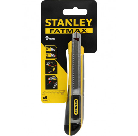 Ніж FatMax Cartridge будівельний сегментний 138 мм лезо 9 мм Stanley 0-10-475 в магазині Tools DeWalt