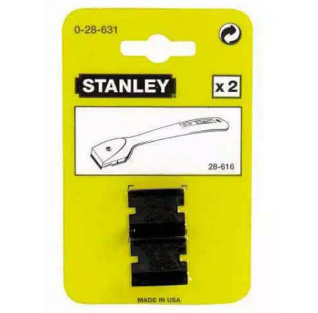Леза двосторонні запасні цикли до скребка для зняття фарби Stanley 0-28-292 ціна