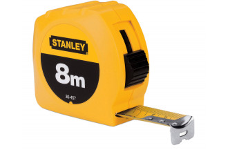 Рулетка измерительная Global Tape 8 м пластмассовый корпус Stanley 0-30-457