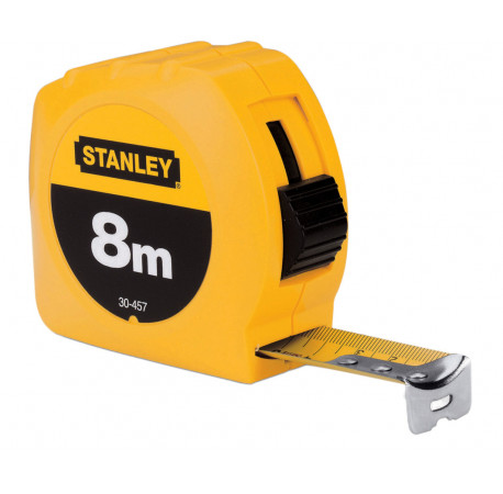 Рулетка измерительная Global Tape 8 м пластмассовый корпус Stanley 0-30-457