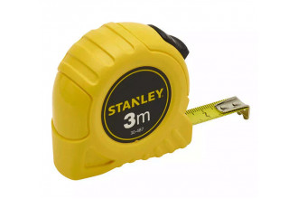 Рулетка вимірювальна Global Tape 3 м пластмасовий корпус Stanley 0-30-487