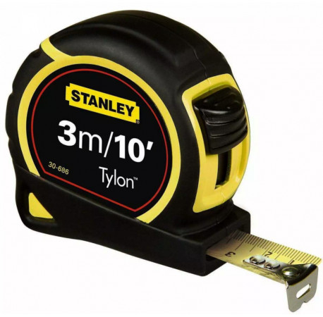Рулетка измерительная OPP Tylon 3 м пластмассовый прорезиненный корпус Stanley 0-30-686