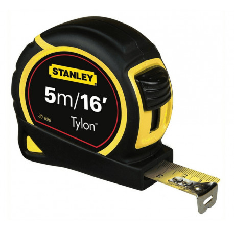 Рулетка измерительная OPP Tylon 5 м пластмассовый прорезиненный корпус Stanley 0-30-696