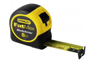 Рулетка измерительная FatMax Blade Armor 8 м пластмассовый прорезиненный корпус Stanley 0-33-728