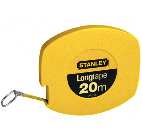 Рулетка измерительная Longtape 20 м пластмассовый корпус Stanley 0-34-105 купить