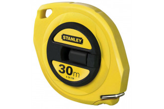 Рулетка измерительная Longtape 30 м пластмассовый корпус Stanley 0-34-108
