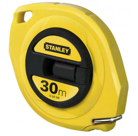 Рулетка измерительная Longtape 30 м пластмассовый корпус Stanley 0-34-108