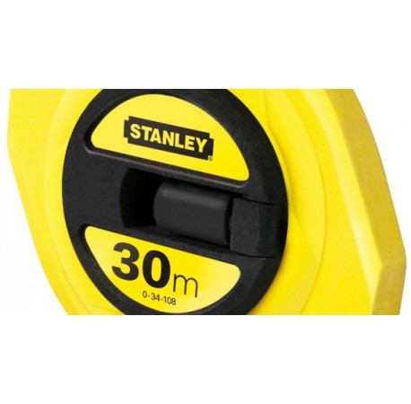 Рулетка измерительная Longtape 30 м пластмассовый корпус Stanley 0-34-108 цена