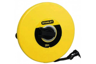 Рулетка вимірювальна Fiberglass 30 м пластмасовий корпус Stanley 0-34-297