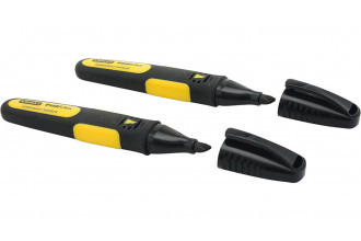 Маркеры разметочные FatMax набор 2 шт черного цвета Stanley 0-47-314