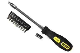 Викрутка набір 10 Way Flexible з гнучким стержнем 10 змінних біт STANLEY 0-62-508