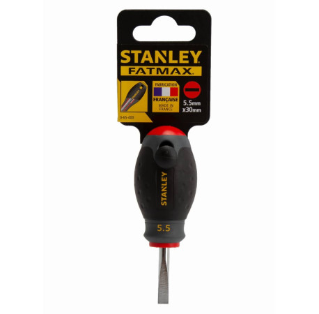Викрутка FatMax Stubby 30 мм з паралельним жалом SL6.5 Stanley 0-65-404 купити