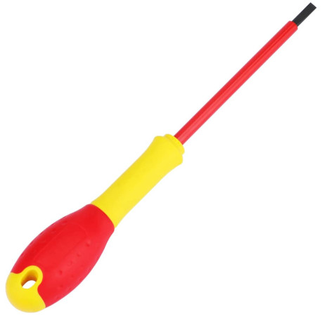 Викрутка електрика FatMax VDE 1000V 100мм з паралельним жалом шліц SL4 Stanley 0-65-412 ціна