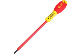 Викрутка електрика FatMax VDE 1000V 150мм з паралельним жалом шліц SL5.5 Stanley 0-65-413