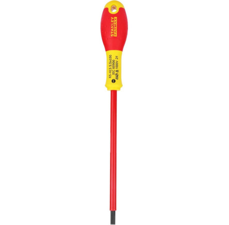 Викрутка електрика FatMax VDE 1000V 150мм з паралельним жалом шліц SL5.5 Stanley 0-65-413 купити