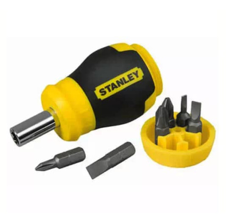 Отвертка набор Multibit Stubby 6 сменных бит STANLEY 0-66-357