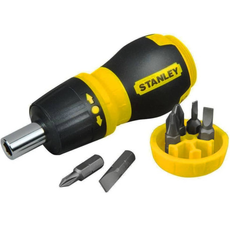 Викрутка набір Multibit Stubby 6 змінних біт STANLEY 0-66-358