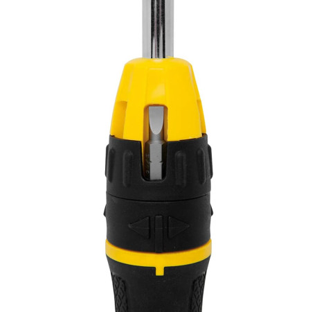 Викрутка-бітотримач реверсивна з бітами набір 10 змінних біт STANLEY 0-68-010 в магазині Tools DeWalt