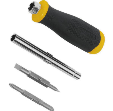 Викрутка набір 6 Way 3 змінних біти STANLEY 0-68-012